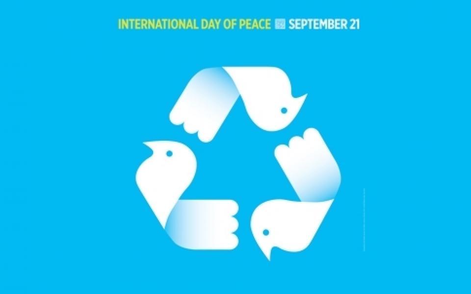 poster for international peace day