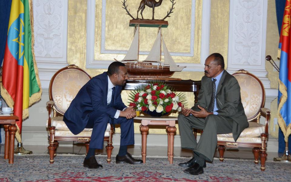 Ethiopian Prime Minister Abiy Ahmed and Erirean President Isaias Afwerki