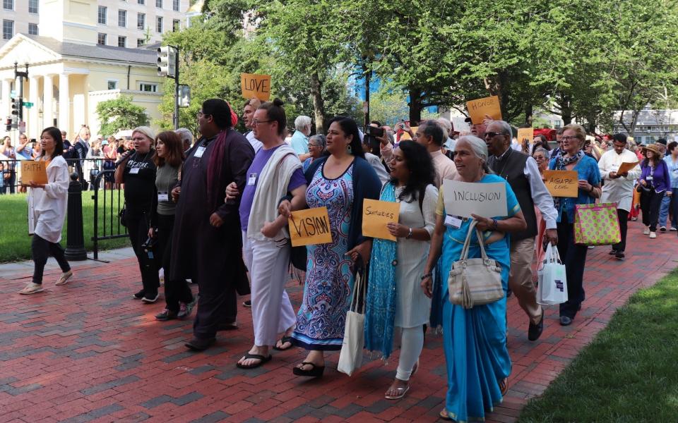 Reimagining Interfaith public action marches through streets of DC