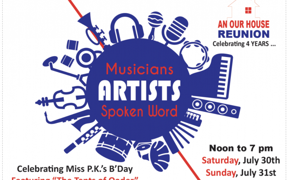 musicians artists spoken word flyer