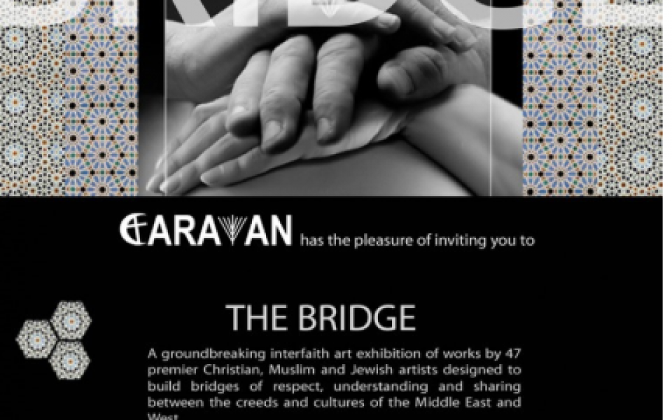 the bridge flyer for art exhibition