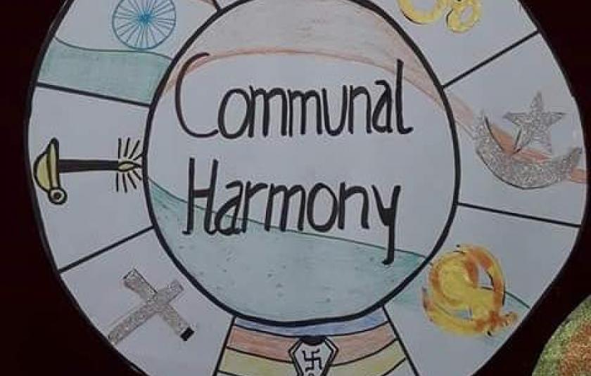 Chart on communal harmony