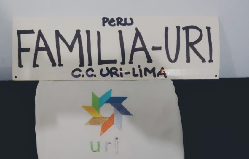 Photo: sigh with words of hope choosen by URI Latin America & Caribbean - URI Family