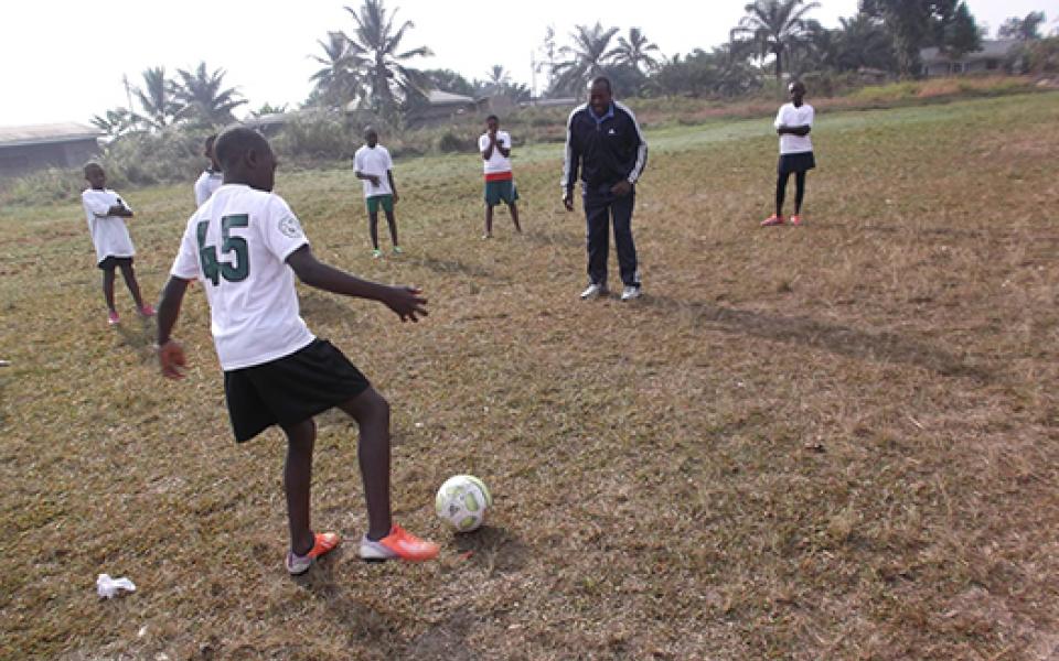 PLAYING AT THE FIELD 