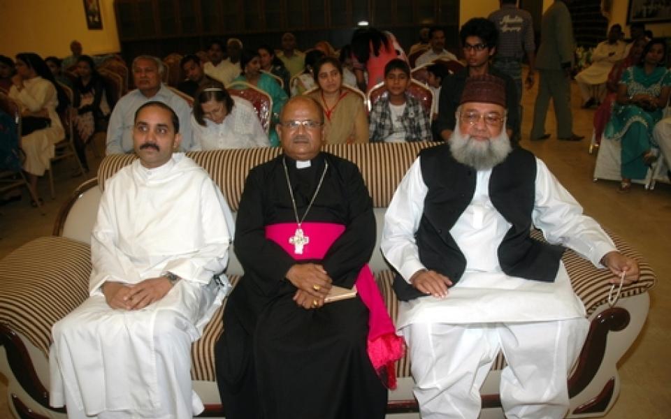 three religious men in a group photo