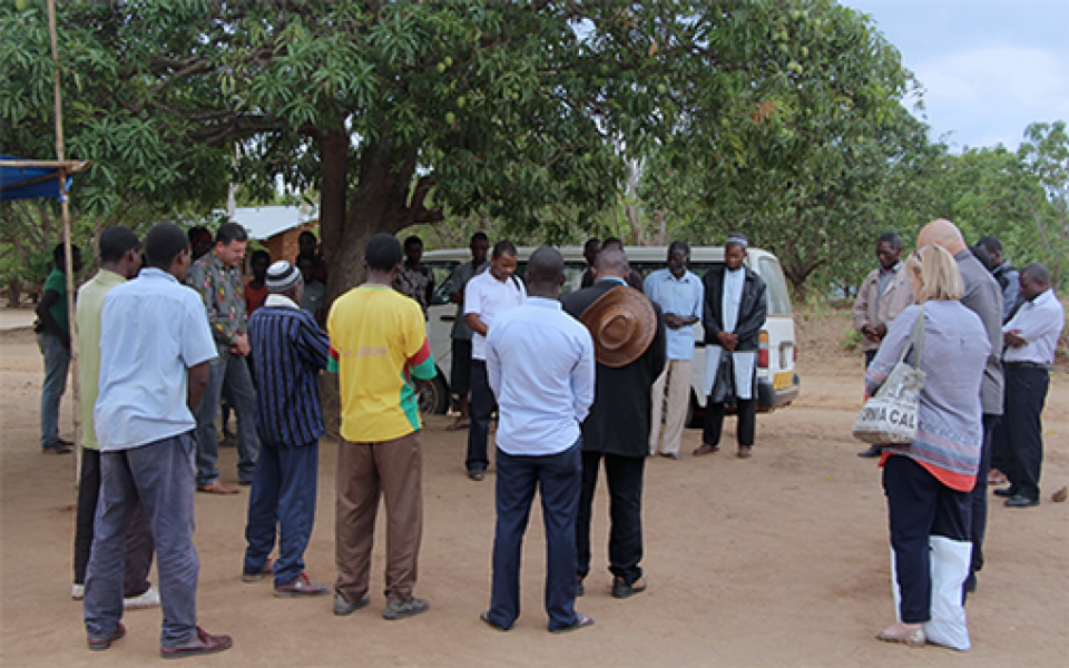 people in a village 