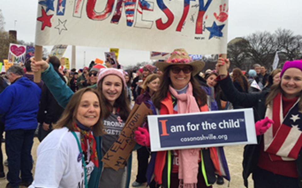 sally with other participants 