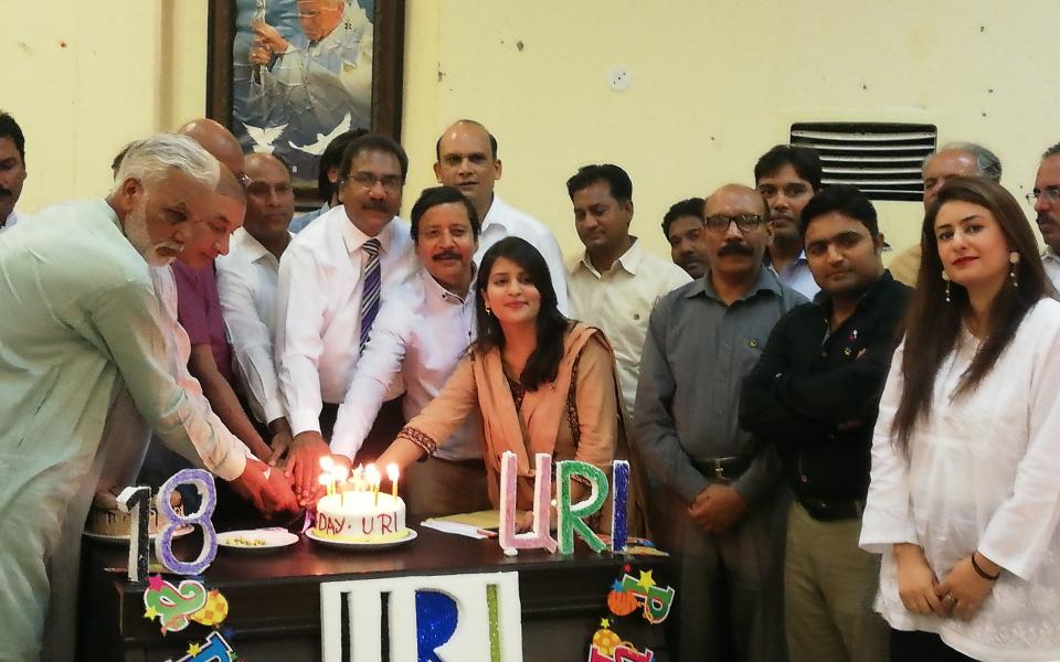 Celebrating URI's 18th anniversary in Pakistan