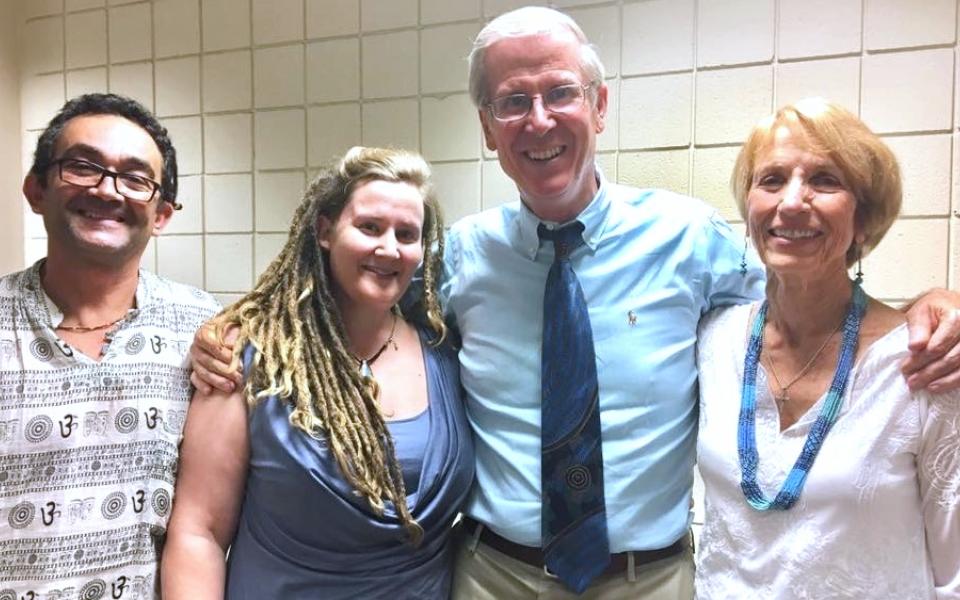 Kay Lindahl with members of the Interfaith Council of Southern Nevada