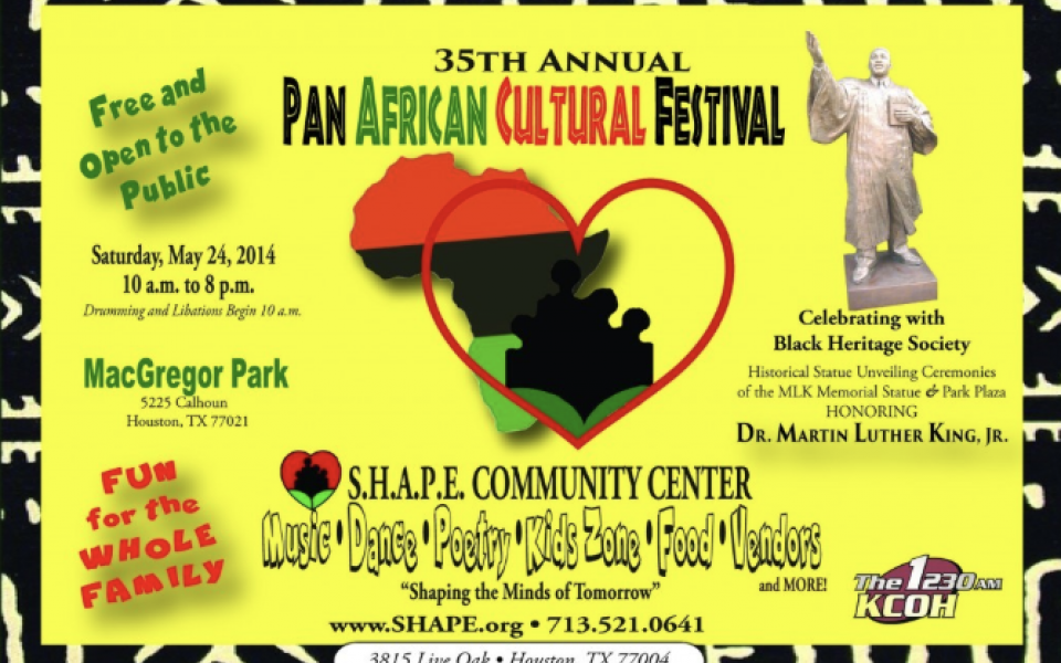 Pan African Cultural Festival flyer