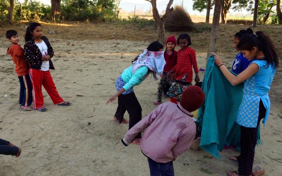 Photo of children playing