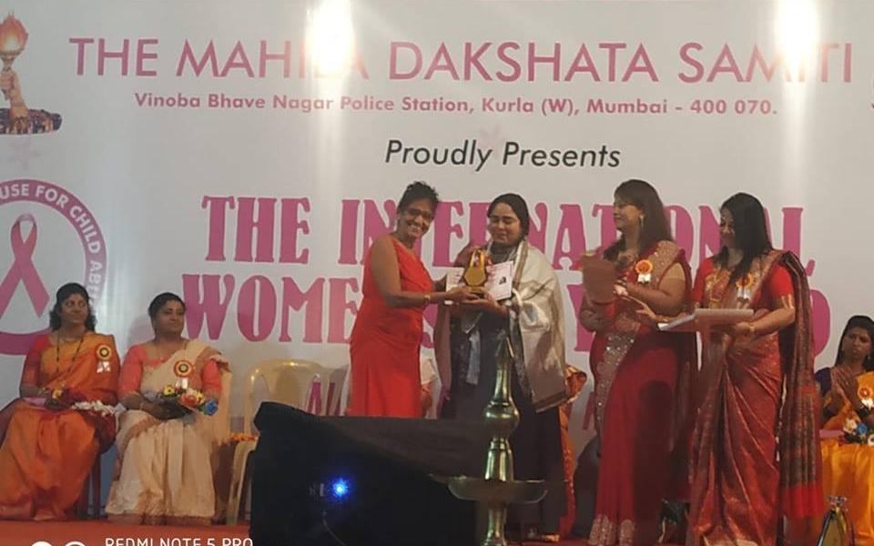 URI Coordinator Awarded on Women's Day