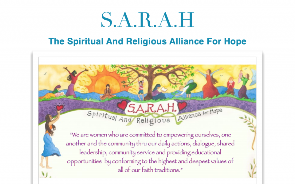 SARAH Spiritual and Religious Alliance for Hope