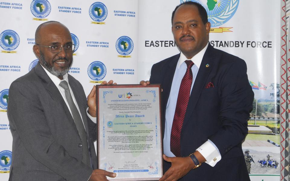 URI-Africa Presents Its Prestigious Africa Peace Award to EASF