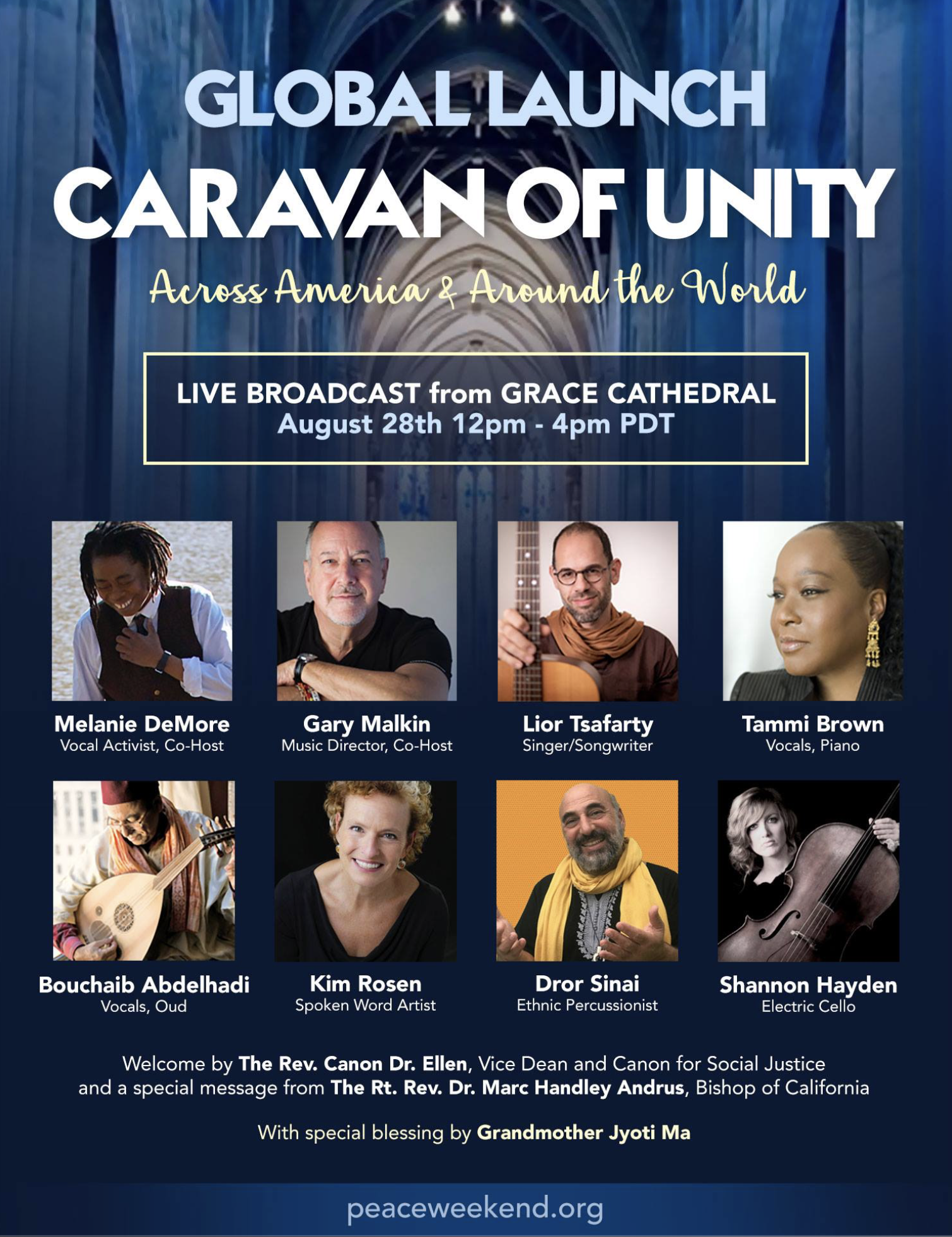 Global Launch Caravan of Unity Flyer